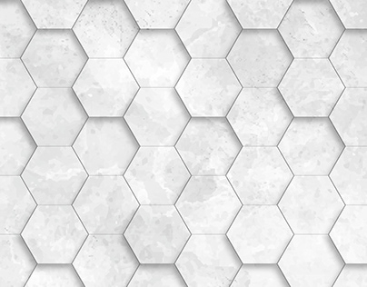 Hexagons grunge wall seamless texture, Tiles.