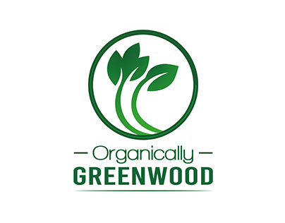Organically Greenwood Logo Design for Client