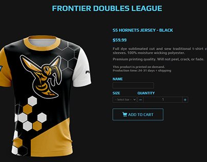 Hornets Rocket League FDL Jersey Design