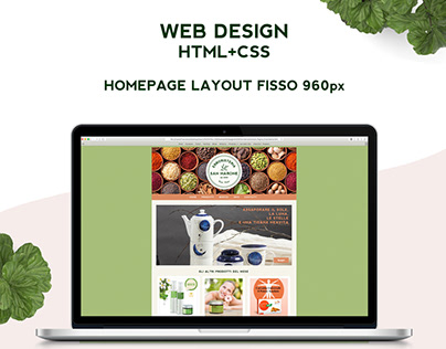 WEB DESIGN - HTML+CSS - Homepage