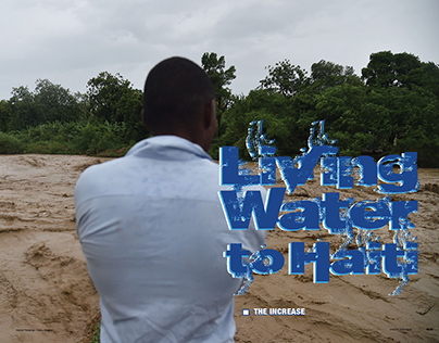 Magazine Layout for Living Water to Haiti.