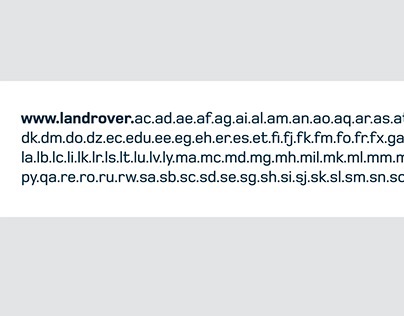 Land Rover - Everywhere URL