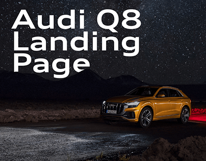 Audi Q8 Test Drive | Landing Page