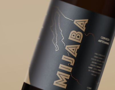 Cerveza Artesanal MIJABA - Diseño de Etiqueta