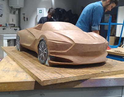 Peugeot SR2 Concept Clay Model