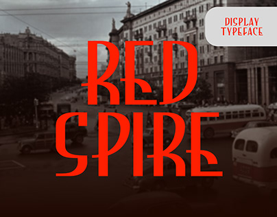 Typeface "RED SPIRE"