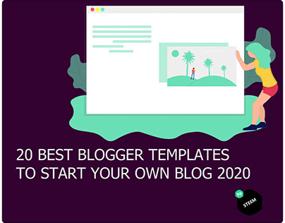 20 best blogger templates to start your own blog 2020