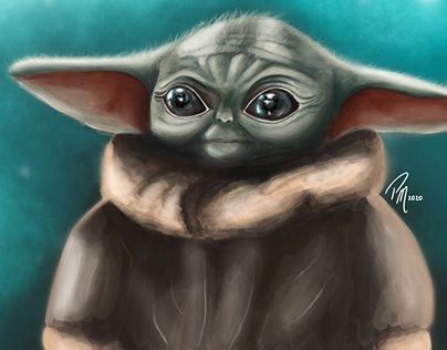 'Self Isolation Studies' - 'Baby Yoda'