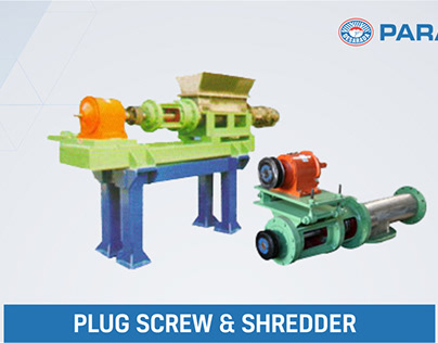 Plug Screw & Shredder for Pulp & Paper Mill