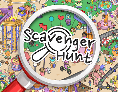 Scavenger Hunt - Hyper Casual Mobile Game UX/UI Design