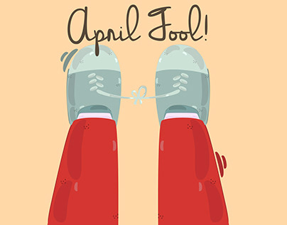 April Fool's Day Background Illustration (5)