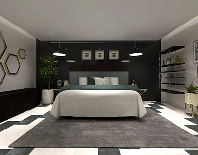 Bedroom Design-3D Modelling