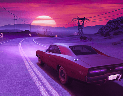 Project thumbnail - Dodge Charger 1970 in the 80's