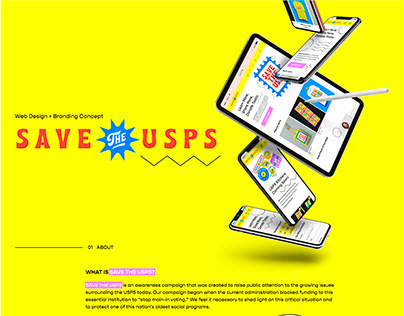 SAVE THE USPS Awareness Campaign Design