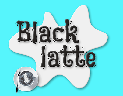banners "Black latte"