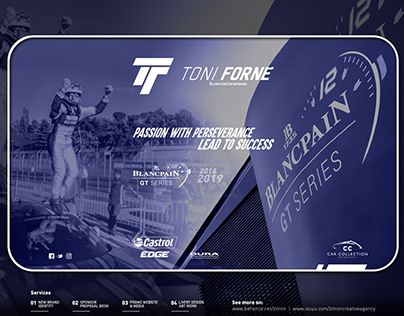 NEW BRANDING FOR Toni Forné Professional Racing Driver
