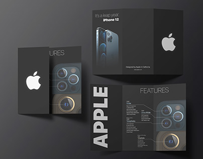 Apple Trifold Brochure Design