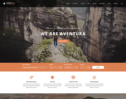 Aventura - Travel & Tour Booking WordPress Theme