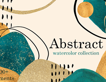 Abstract watercolor collections