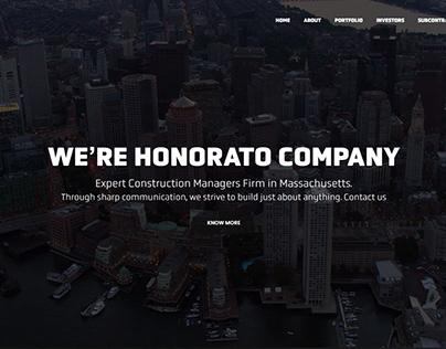 Website Honorato Company