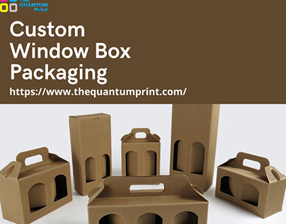 Custom Window Box Packaging | Custom window boxes