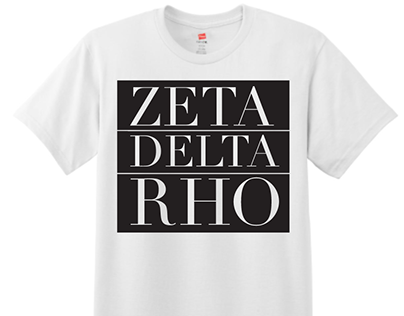 Zeta Delta Rho - Greek Rush Shirt