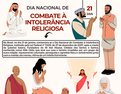 Dia Nacional de combate à intolerância religiosa