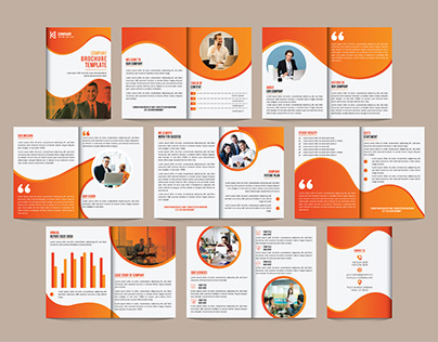 16 Page Brochure/Company Profile Design