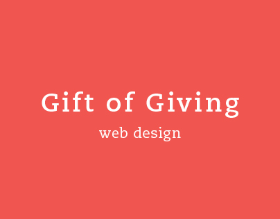 The Gift of Giving (Giving Gift)