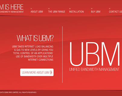 UBMishere Flash Website and 3D renders