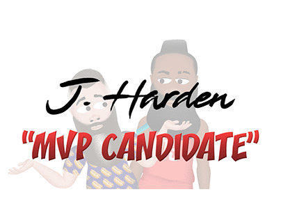J. Harden Cartoon "MVP Candidate"