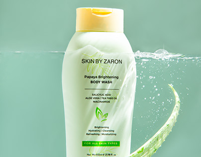 Papaya Body Wash (Skin by Zaron) - Product Photography