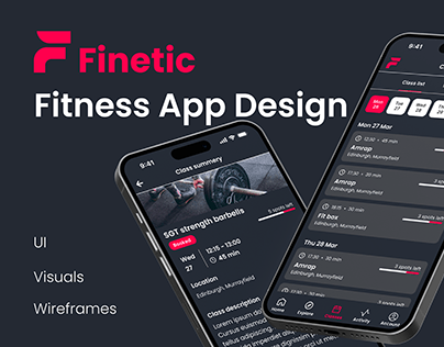 Fitness App Design: Finetic