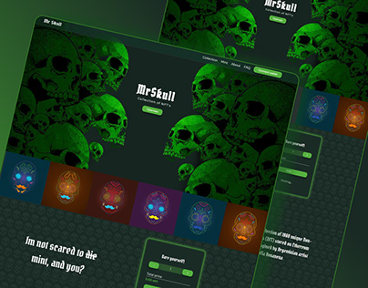 Mr.Skull | NFT Marketplace (Design & Development)