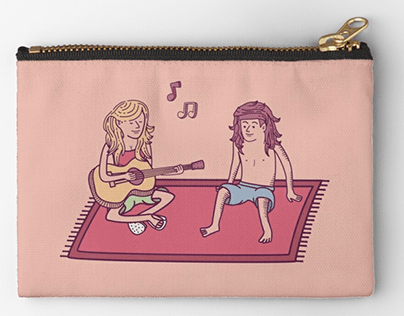 Just Chilling Zipper Pouch