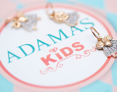 ADAMAS-Kids Jewelry Branding & Packaging & interior