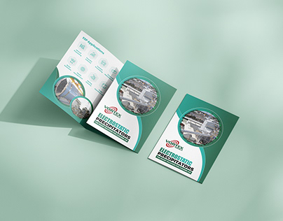 A4 Trifold brochure design for Vortex Engineering