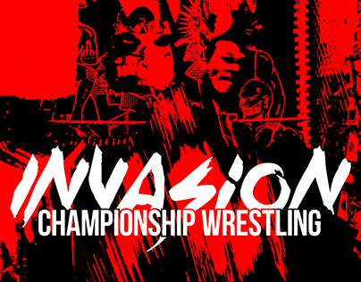 Invasion Championship Wrestling - Logo & Print Design