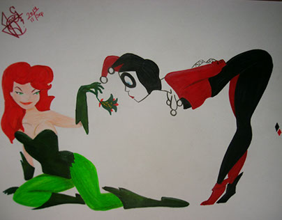Harley Quinn & Poison Ivy Fanart