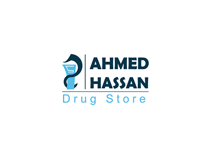 شعار لمتجر ادوية أحمد حسن