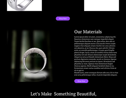 Jewellery Web Application Design