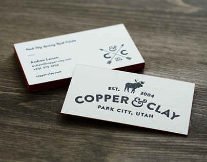 Copper & Clay Business Cards