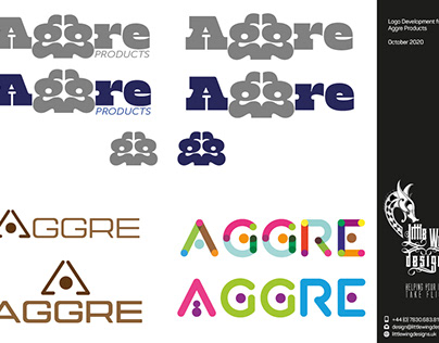 logo development - Aggregates products