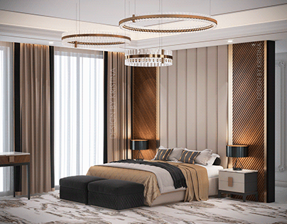 Master bedroom for private villa, Abu Dhabi