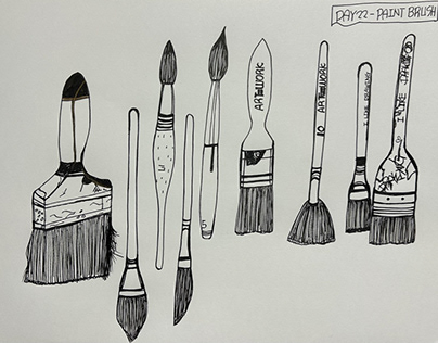 Day22-draw a brush