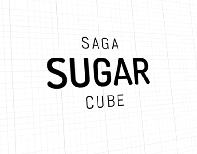 Logo - saga sugar cube