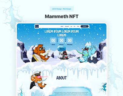 Mammeth | NFT Project UI
