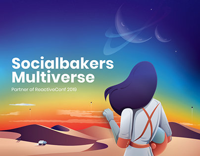 Socialbakers Multiverse Stand for Reactive Conf 2019
