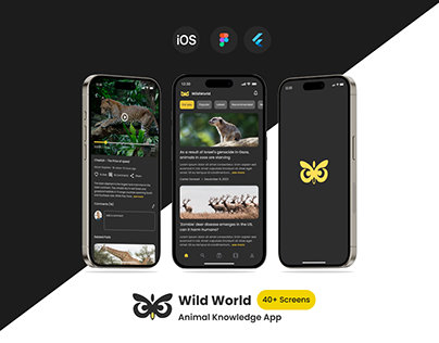 Projectminiatuur - Wild World - Animal Knowledge App