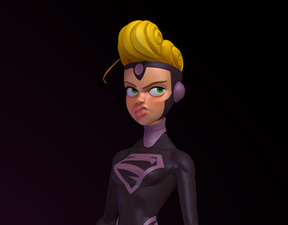 Super Girl 3D model